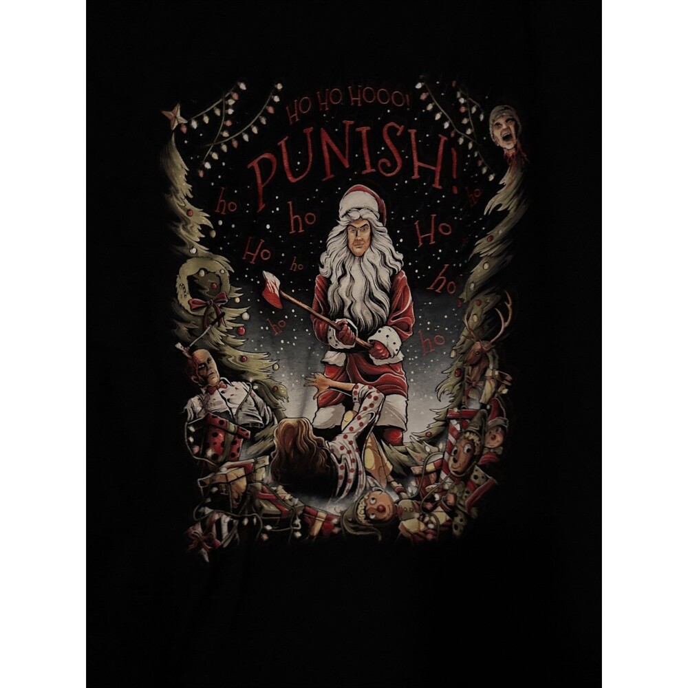 Zobie Fright Silent Night Deadly Night Tshirt - Picture 2 of 4